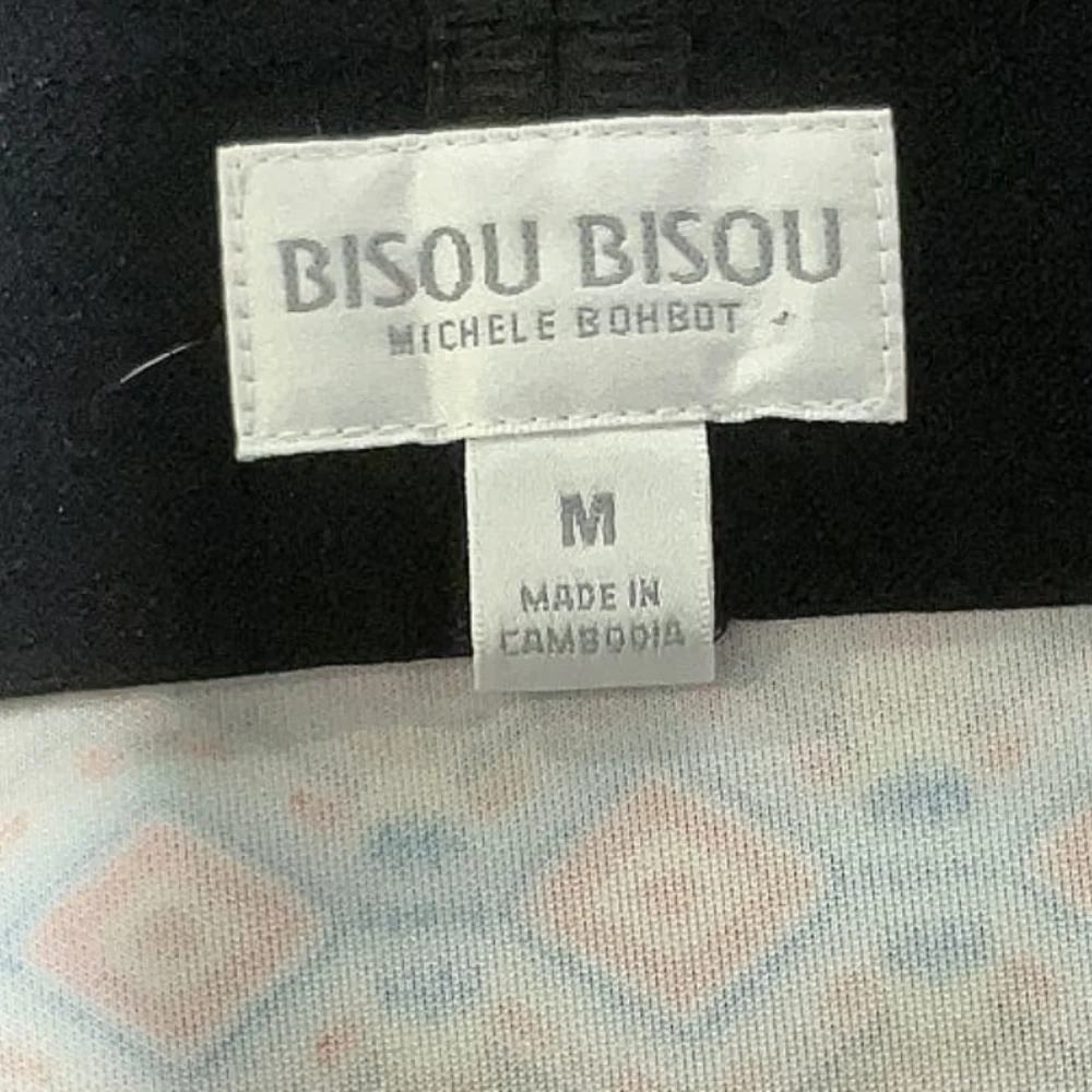 BISOU BISOU Longline Scuba Knit Printed Pencil Skirt Sz M - Picture 4 of 5